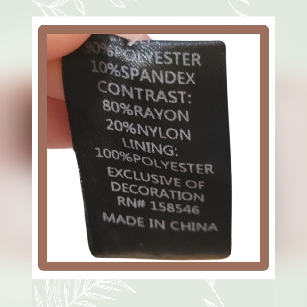 NWT Windsor Women's Floral Velvet Dress - Hook & Eye Closure, Scoop Neck, Size S - Picture 14 of 14